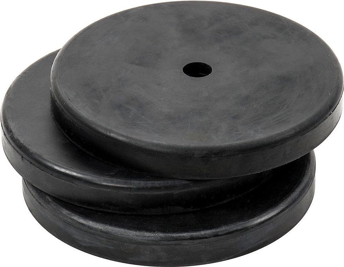 Precision Voetstukken 19 Cm Rubber Zwart 3 Stuks