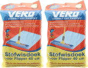 100x Stofdoeken met citroengeur voor stofwisser 40 cm - VloerFlipper - Huishouden - Schoonmaken - Stofwissers/vloerwissers stofdoekjes