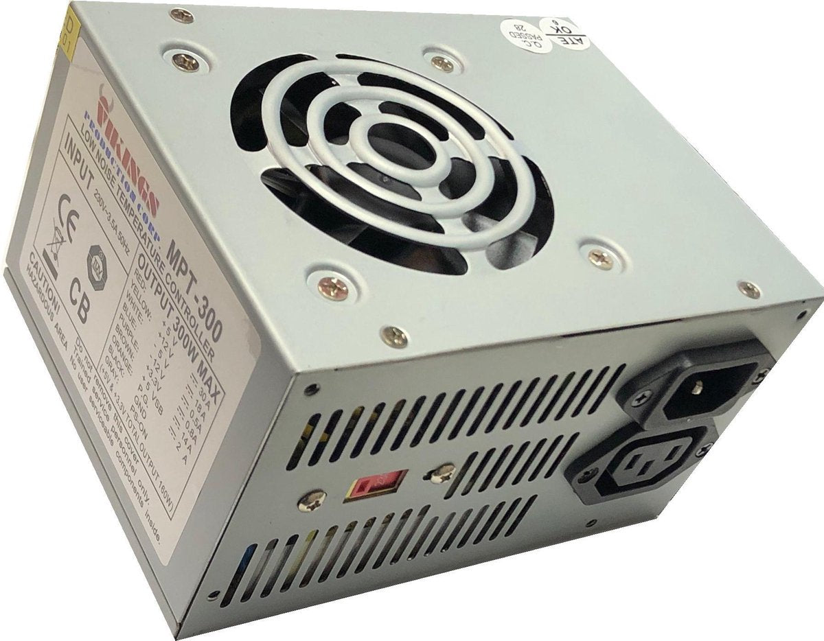 Vikings 300W power supply unit ATX Zilver MPT-300 computer voeding