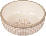 Eetpot kat Mylo rond - keramisch - set van 3 stuks