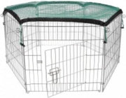 Konijnenren + net 6 x 60 x 63cm