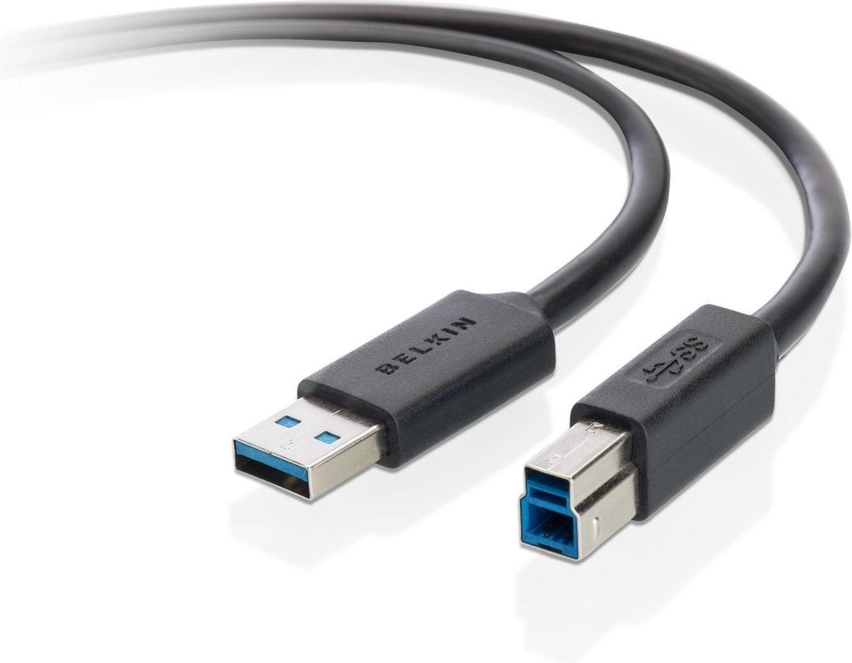 Belkin USB 3.0 A Male naar USB 3.0 B Male - 1.8 m