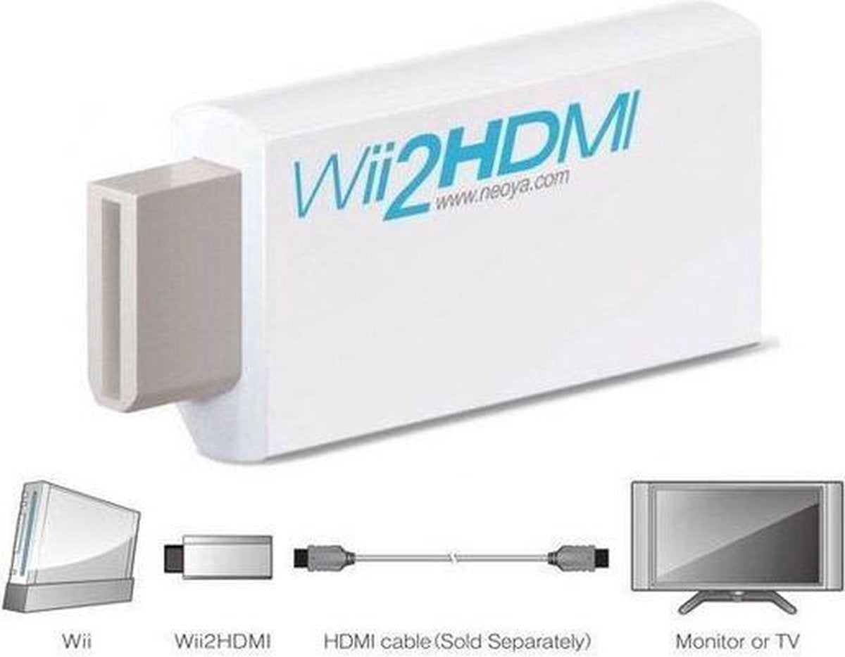Nintendo Wii naar HDMI Converter Adapter - Mangry