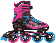 Move Inlineskates - Maat 30-33 - Unisex - roze/zwart/blauw