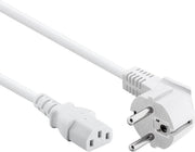 Allteq - C13 apparaatsnoer - Wit - 3 meter