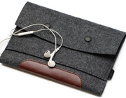 Vilten 13 Inch Laptoptas / Laptophoes - Computer Tas / Sleeve met Extra Vakjes