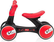 Billy Loopfiets Lima Rood - Zwart