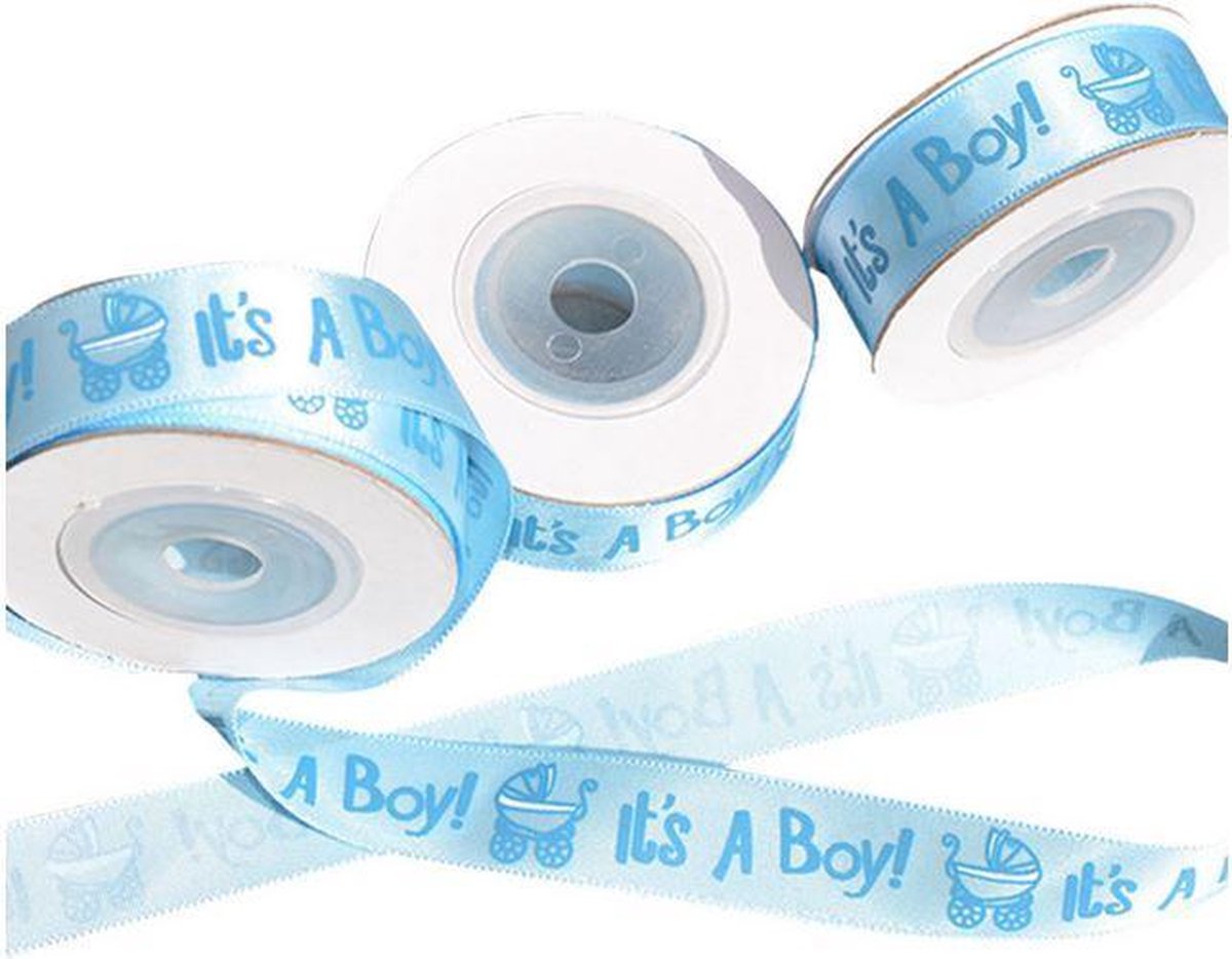 10 meter lint it's a boy / geboorte 1