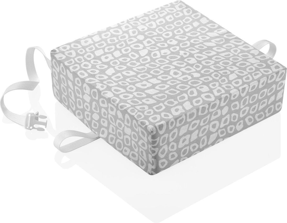 Booster Babyjem Stoelverhoger EasyClean Square Grey
