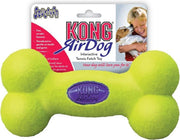 Kong Air Dog Squeaker Bone Small - Bal - 102 mm x 89 x 34 mm - Geel