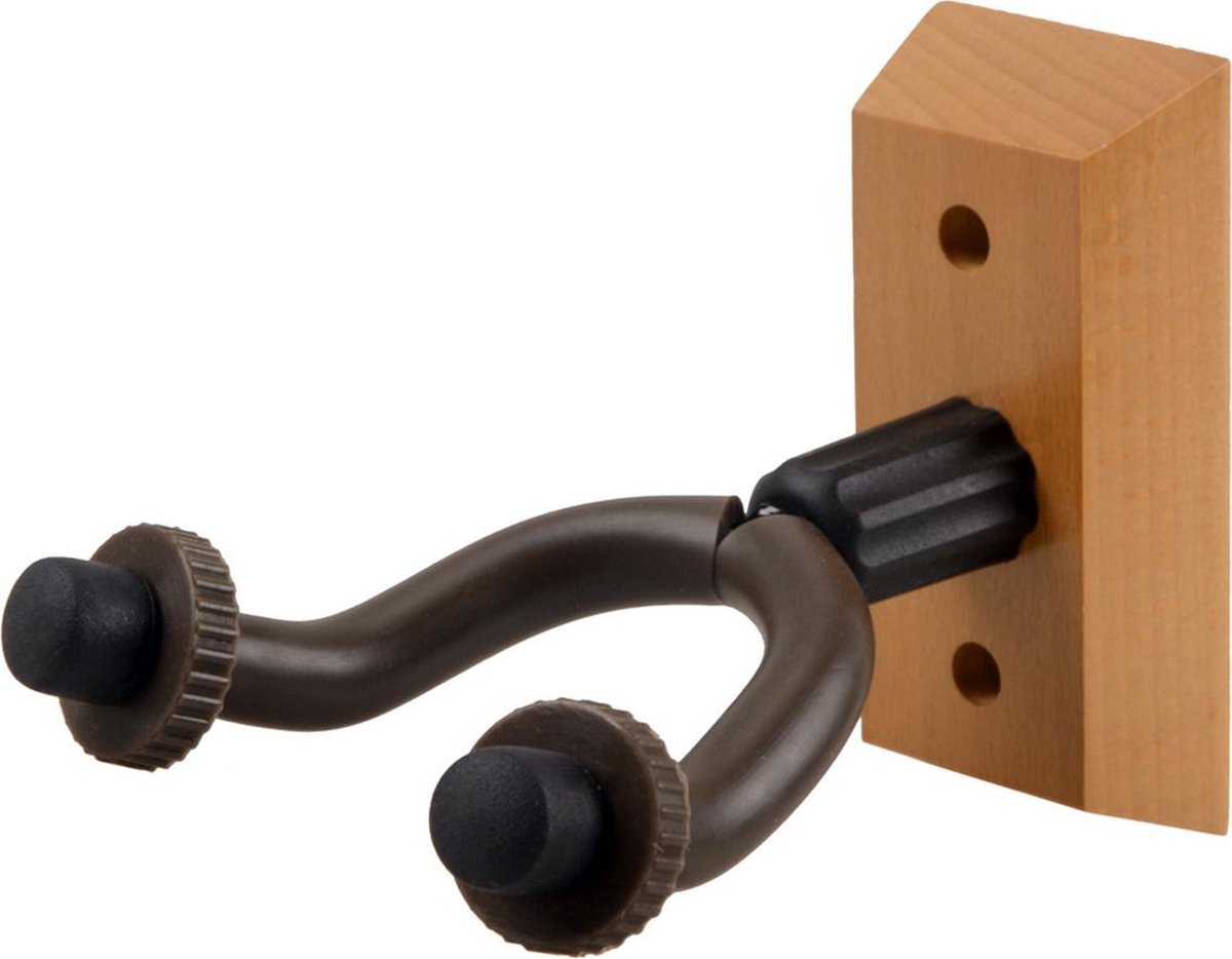 Gitaar muurbeugel - Wandsteun om gitaar op te hangen - Gitaarhouder  - Gitaarhaak - Hout