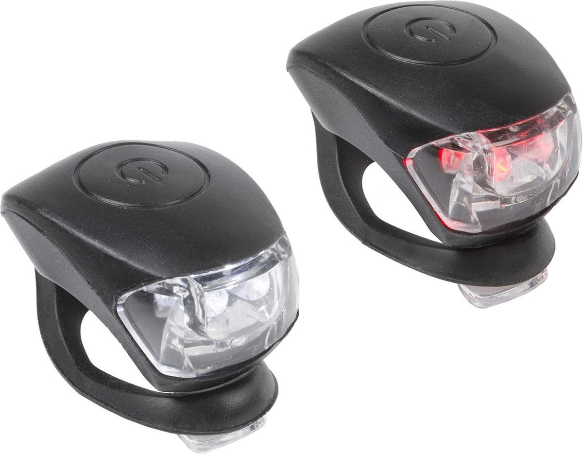 M-wave Verlichtingsset Led Zwart 2 Stuks