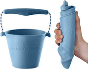 Scrunch: EMMER eendenei blauw diam.15cm