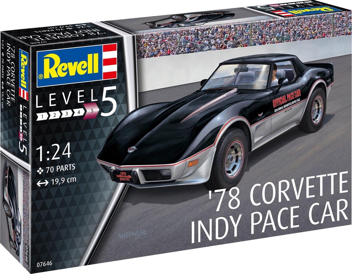 1:24 Revell 67646 '78 Corvette Indy Pace Car - Model Set Plastic kit