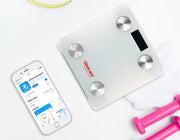 Weegschaal met Smart app – Lichaamsvet meten – Massa - BMI – Led display – Buetooth