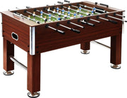 vidaXL Voetbaltafel 60 kg 140x74.5x87.5 cm staal bruin