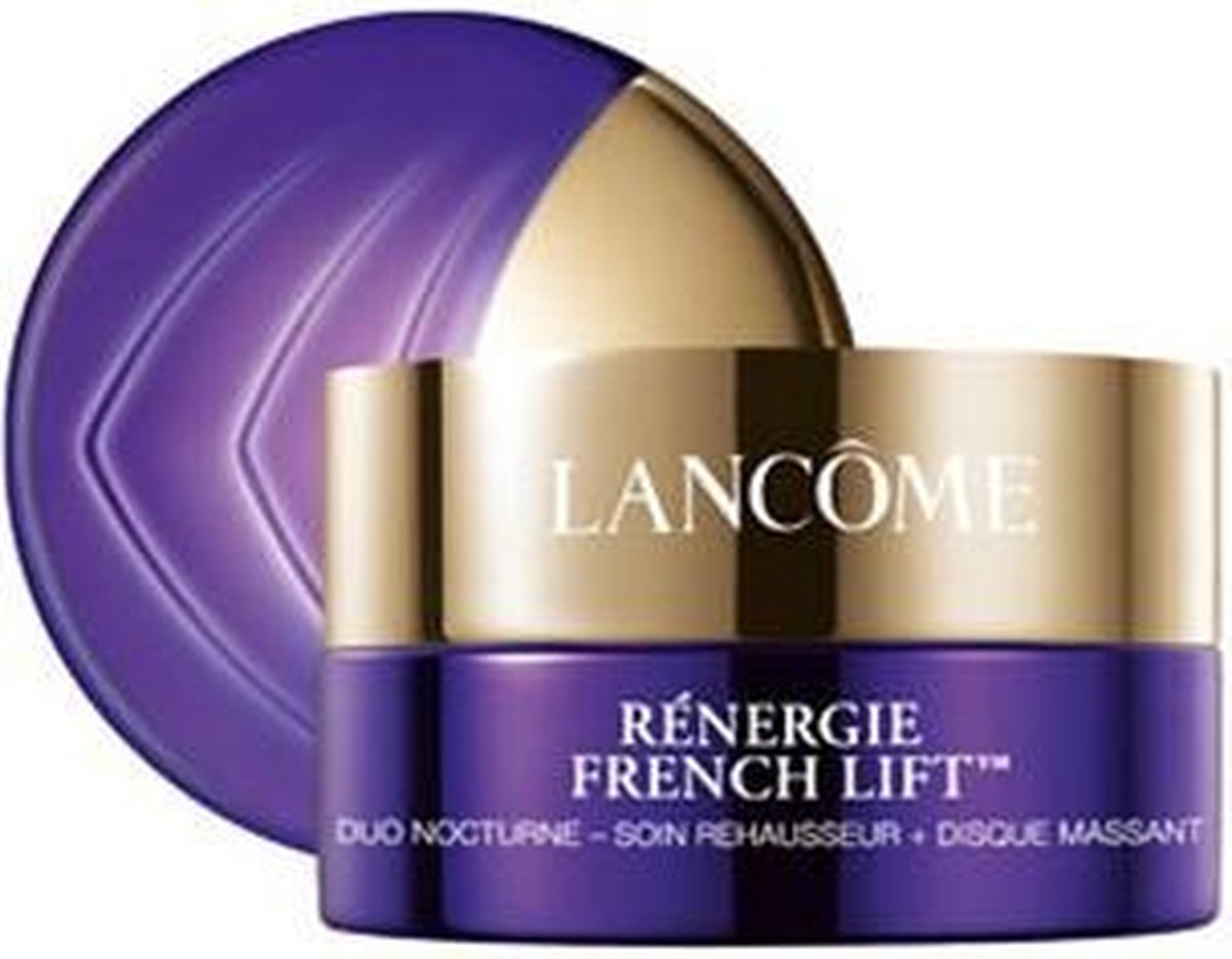 Lancôme Rénergie French Lift Night Duo - Retightening Cream + Massage Disk Gezichtscrème 50 ml