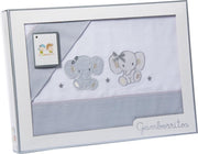 Gamberritos Lakenset Olifant Maxi Junior Katoen Grijs
