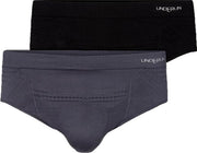 Underun Heren Slip Duo Pack Zwart/Grijs - Hardloopondergoed - Sportondergoed - S