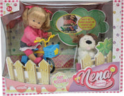 Baby and Toddler 36cm Babypop met Hond en Driewieler