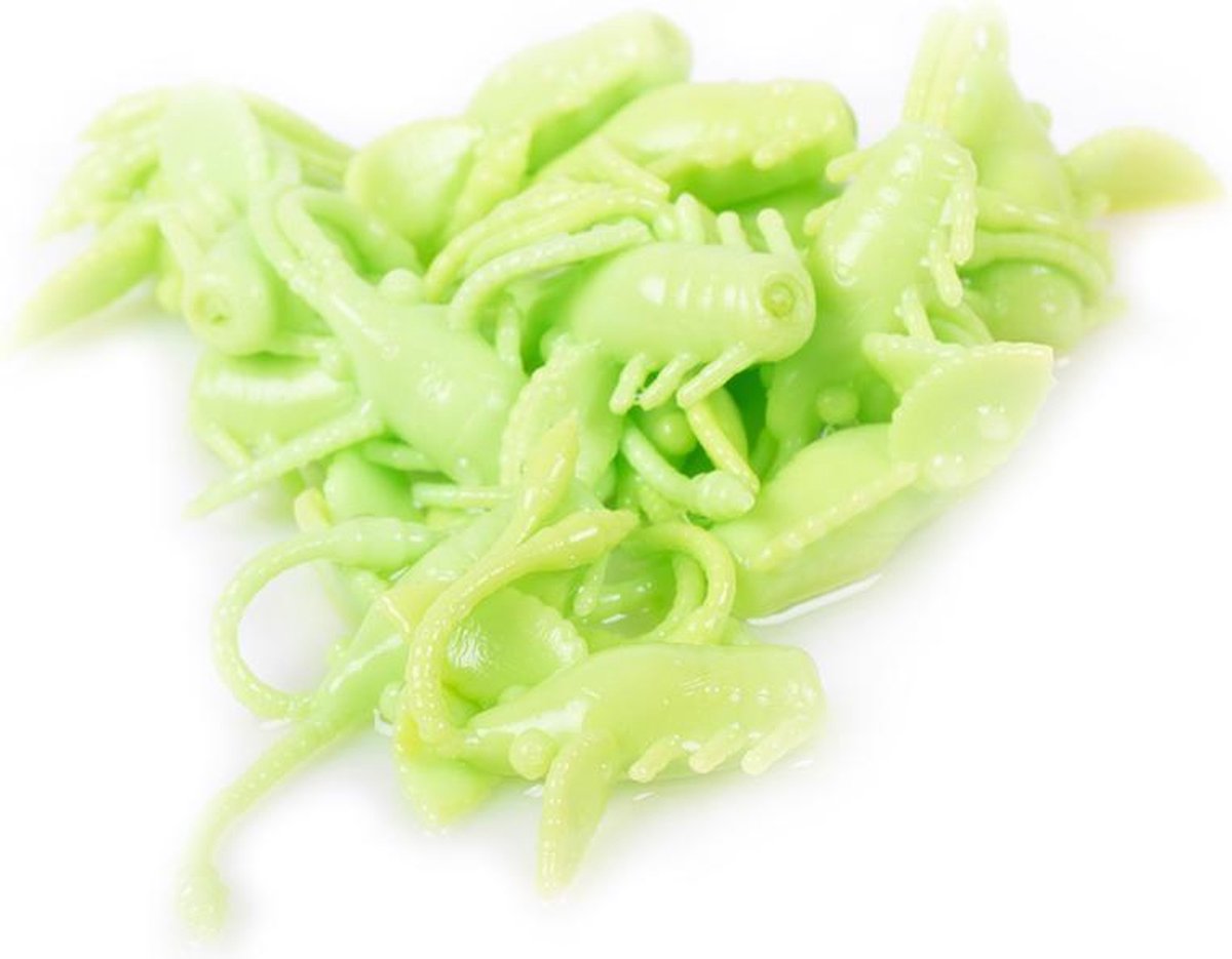 Libra Lures Pro Nymph - Apple Green - 1.8cm - 15 Stuks - Lichtgroen