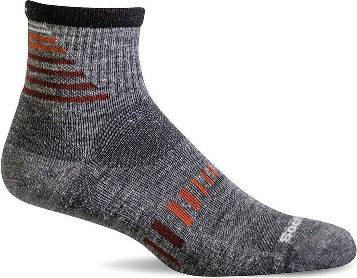 Sockwell Ascend II Quarter Heren Wandelsokken Klasse 1 Grey Maat 44-47