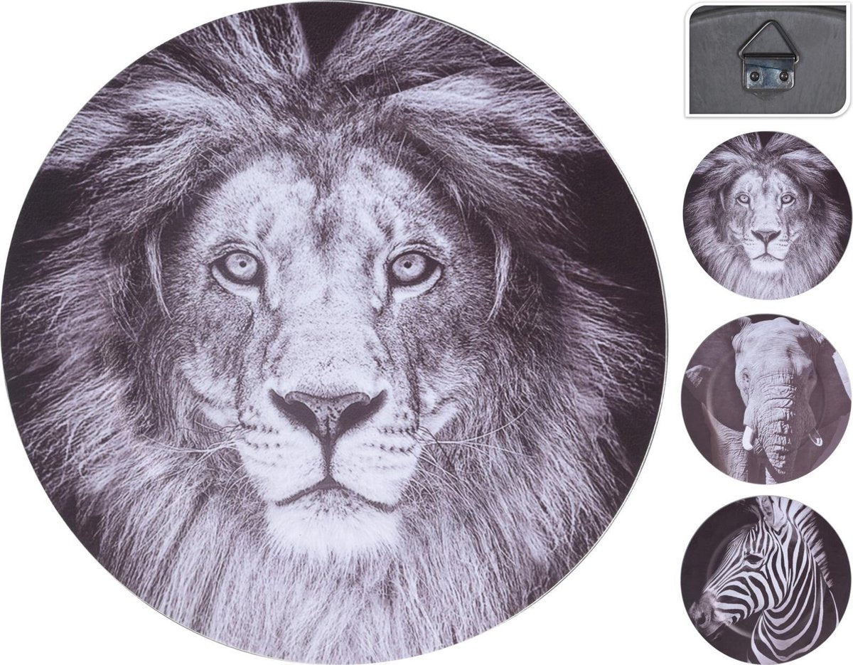 Wand onderbord dierenprint