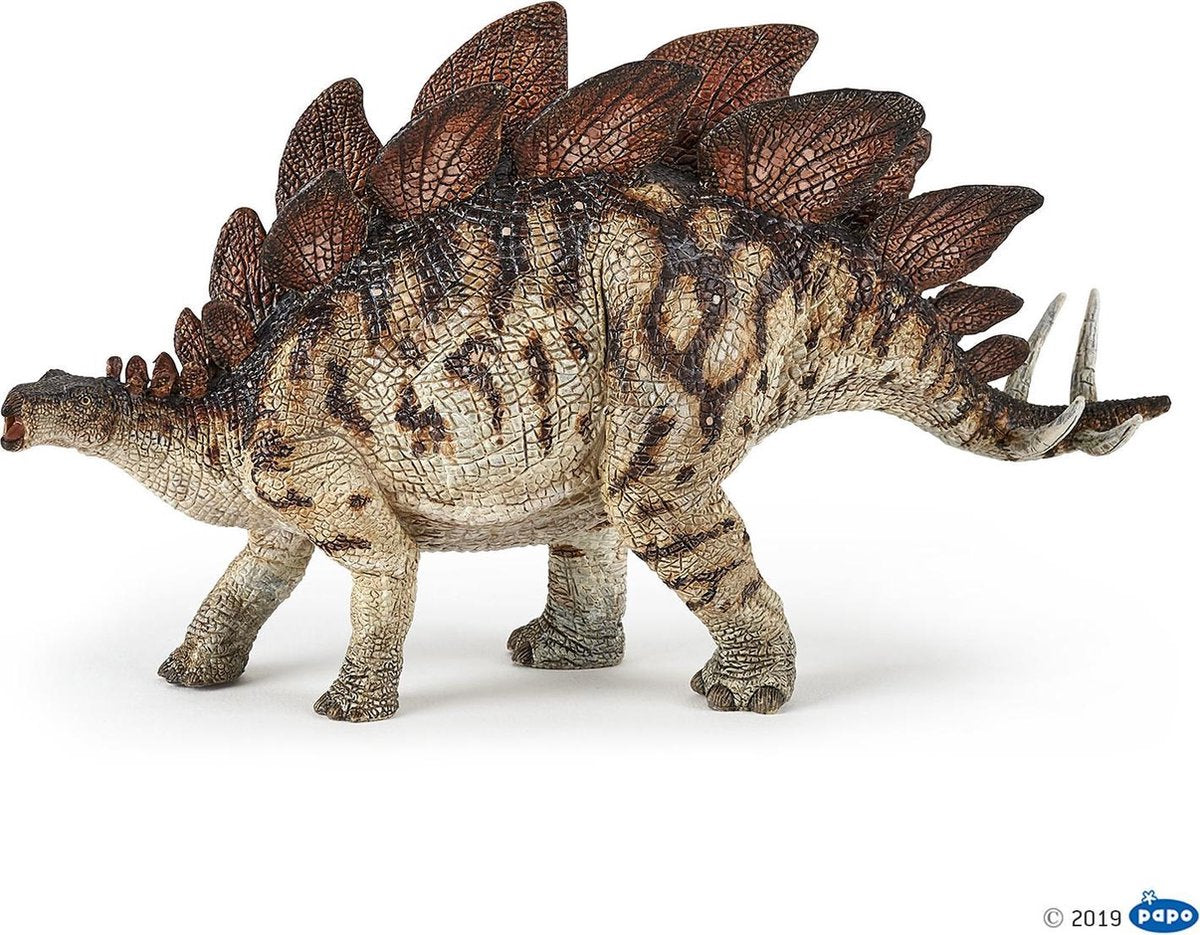 Speelfiguur - Dinosaurus - Stegosaurus - Bont