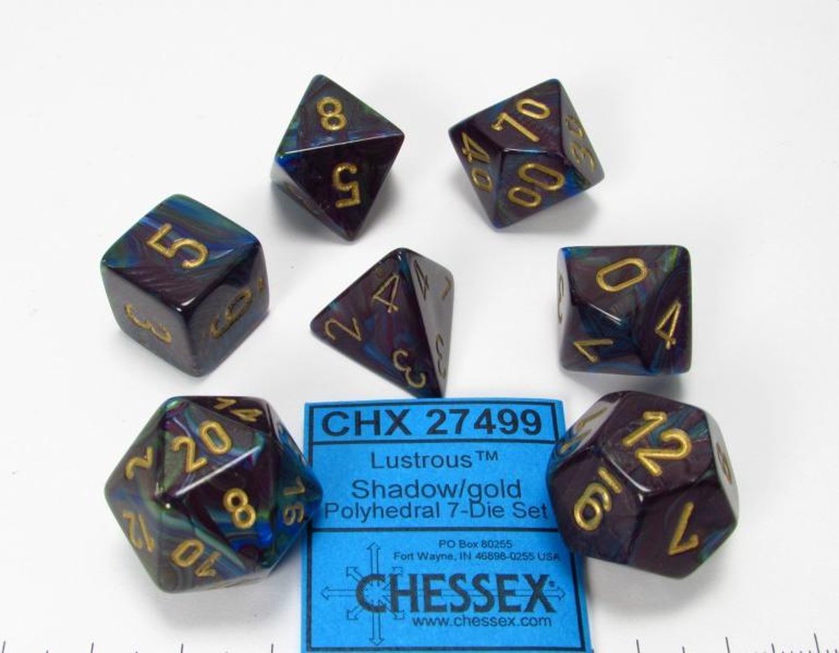 Chessex dobbelstenen set