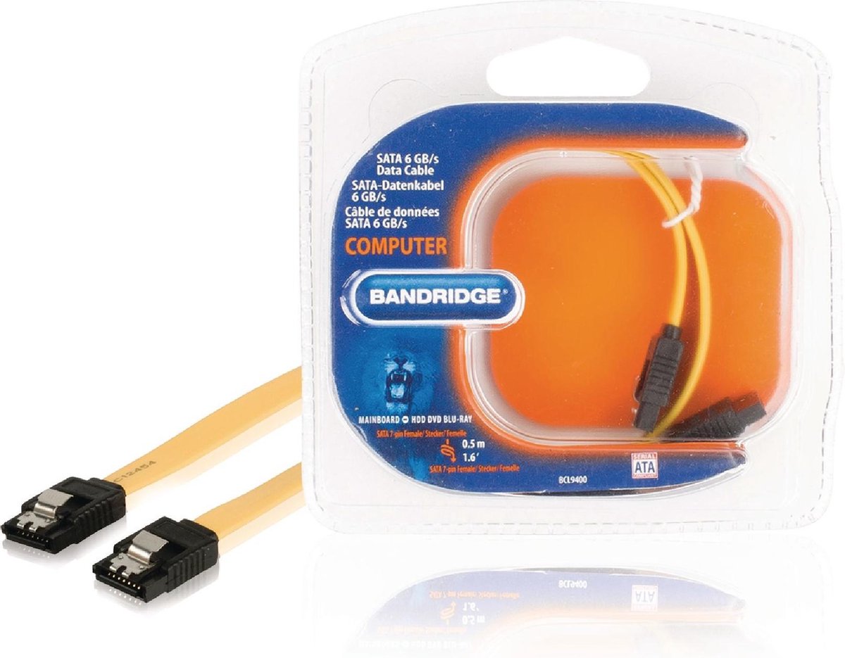 Bandridge 0.5m SATA SATA-kabel 0