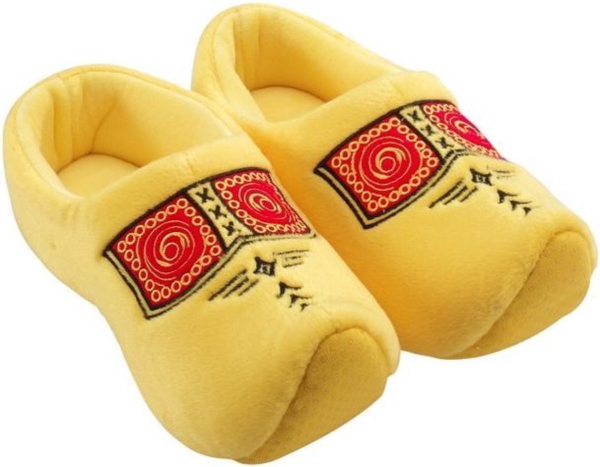 Texla Klomppantoffel Geel Boeren Bies SL0201 Geel Boeren Bies SL0201 Maat.  20-24