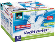 Bison vochtvreter vochtmagneet navulling neutraal duopack - 2 stuks