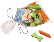 Haba Houten Pasta In Een Zakje Oranje/groen 6 X 8 Cm