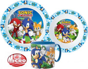 Sonic the Hedgehog  3 delig servies - ontbijtset - lunch set - bord