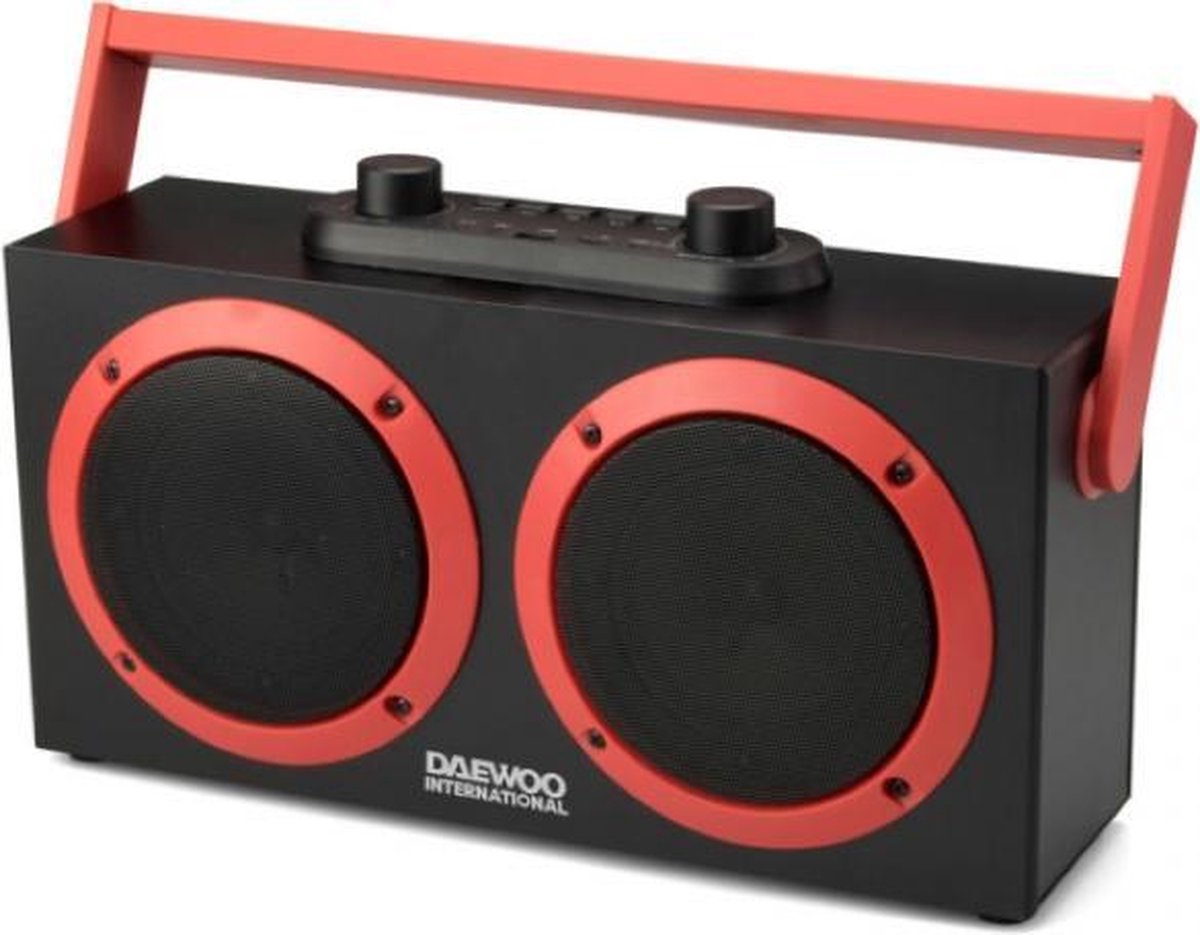 Dankzij de draagbare Bluetooth®-luidsprekers Daewoo DSK-340 FM 15W Zwart