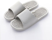 Massage slippers - Anti-slip voetmassage badslippers - Gezondheidsslippers - Grijs - maat 42/43