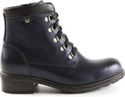Dames Enkellaars Wolky 0447581-800 Ronda Naturel Met. Donkerblauw - Maat 37