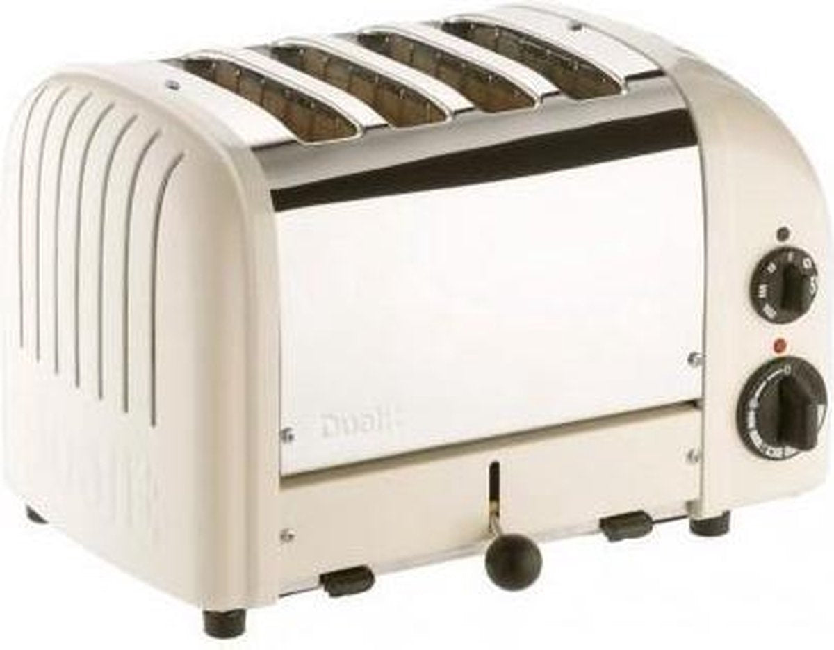 Dualit Broodrooster 2 + 2 slots canvas wit 42242