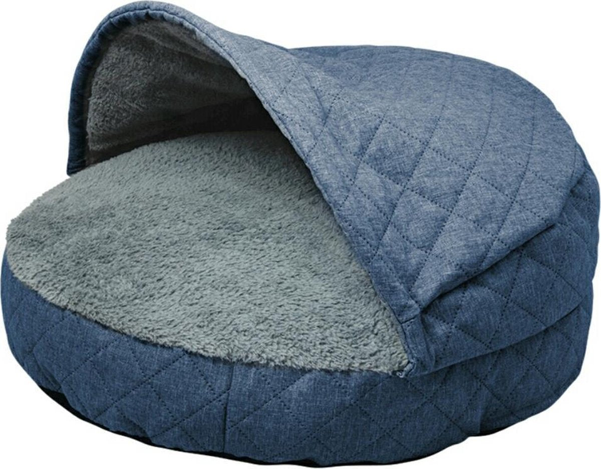 Jack and Vannilla Orthopedisch Snuggle Nest-blauw-L