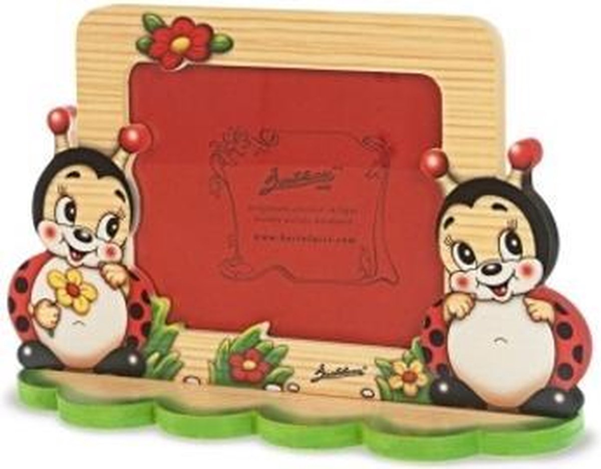 Fotolijst lieveheersbeestjes van hout | Bartolucci