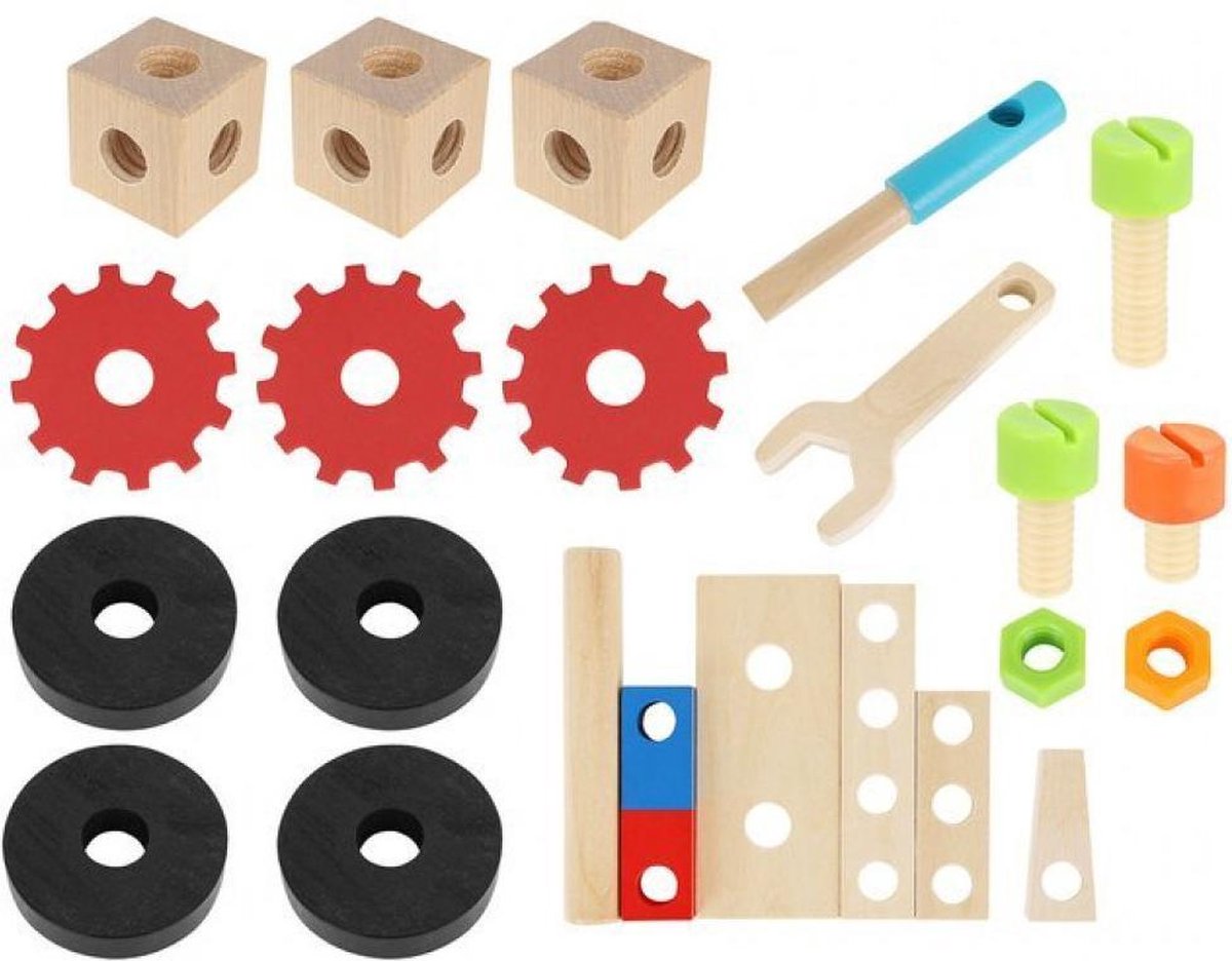 4 in 1 Bouwpakket Gereedschapskist