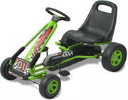 Skelter Kart Groen 3 4 5 jaar met verstelbare leuning - Trapauto - Kart auto voor kinderen