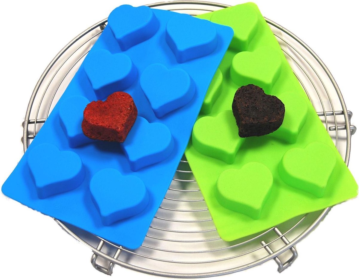 EIZOOKSHOP Vorm Muffin - Hart - Cake - Chocolade - Fondant - Klei
