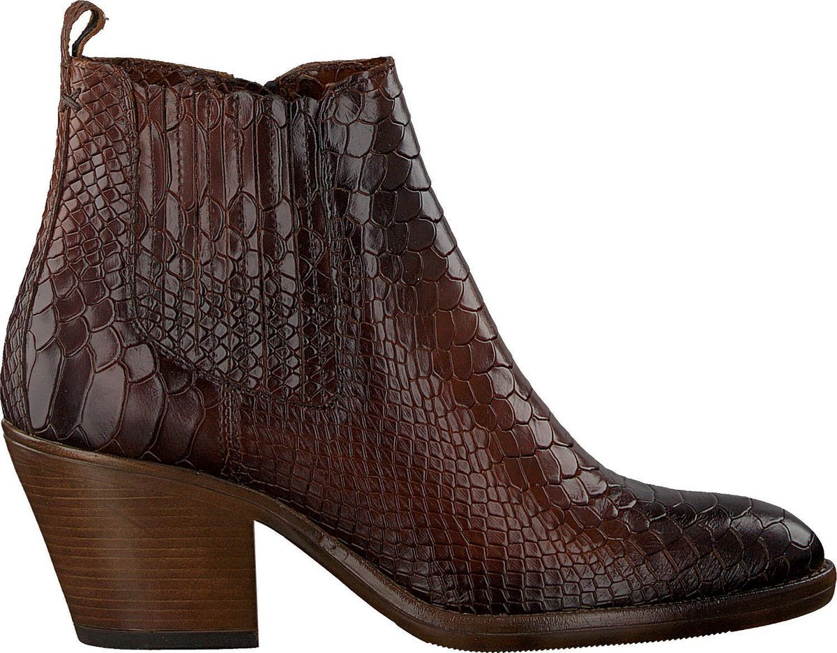 Notre-V 577 002fy Enkellaarsjes - Enkelboots - Dames - Bruin - Maat 36