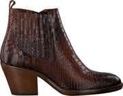 Notre-V 577 002fy Enkellaarsjes - Enkelboots - Dames - Bruin - Maat 36