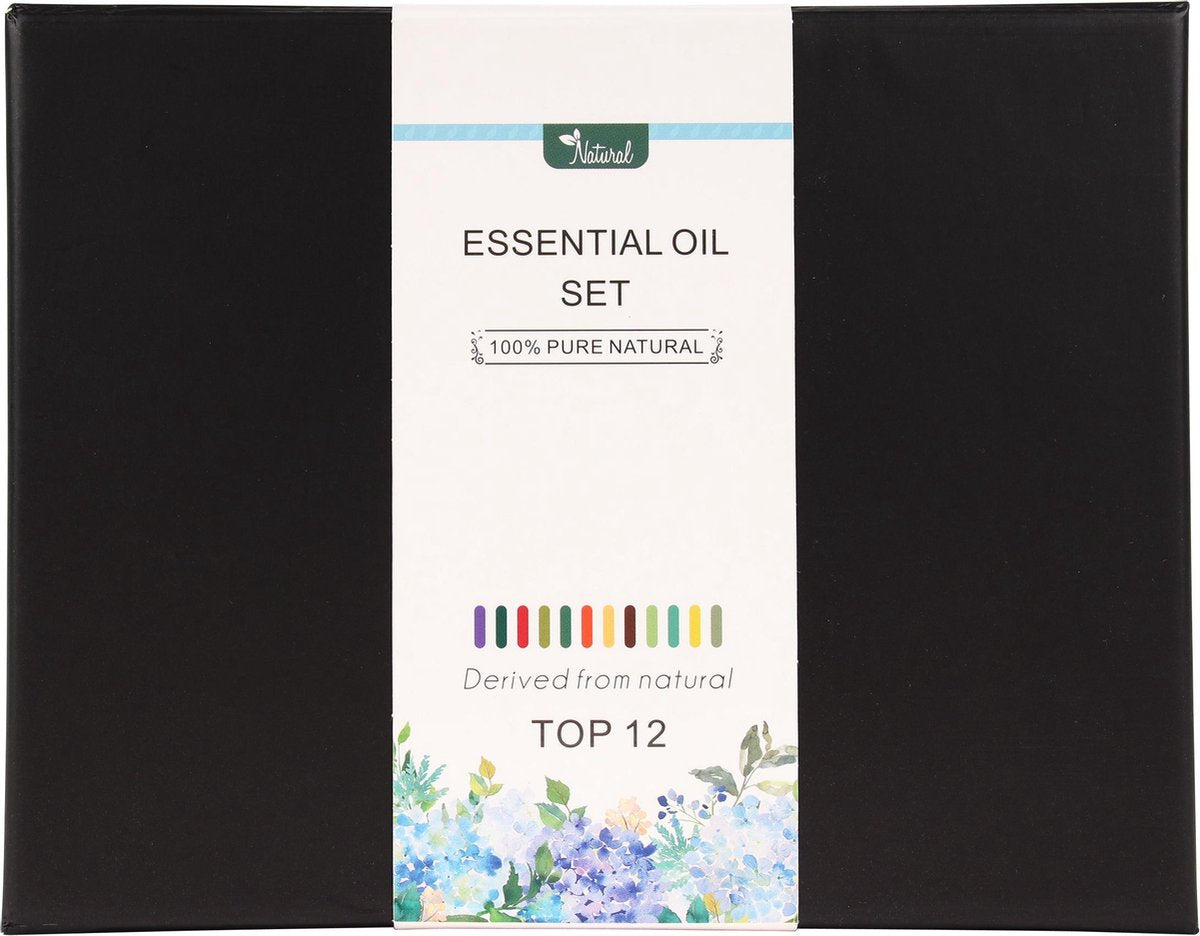 Natural 100% Pure Plant | Etherische Oliën |12 x 10ML | Essential Oil Giftset | Geschikt voor Aroma diffusers