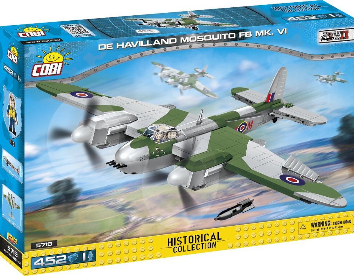 COBI  WWII De Havilland Mosquite FB MK.VI - Constructiespeelgoed - Modelbouw - Legervoertuig