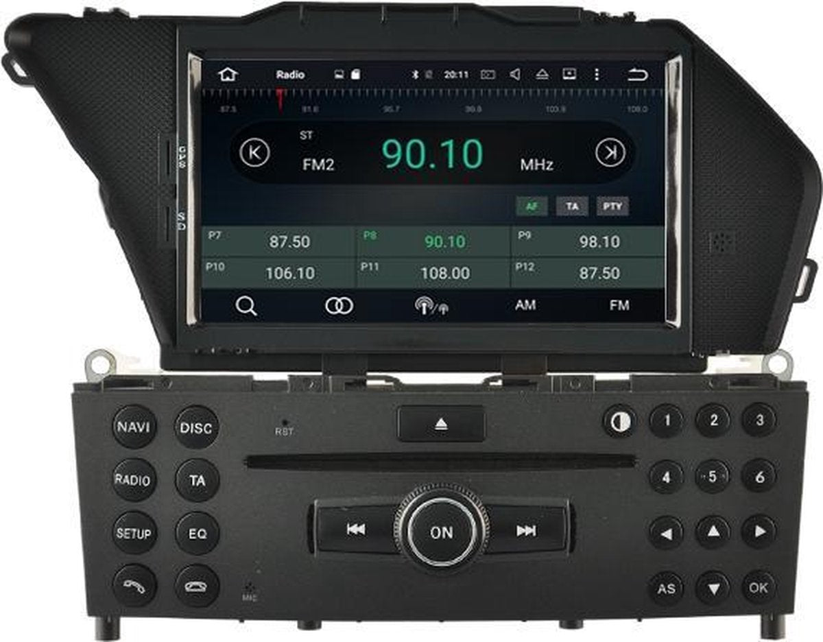 RVF5708 Navigatie mercedes GLK 2008-2010 dvd carkit android 10 usb dab+ 64gb