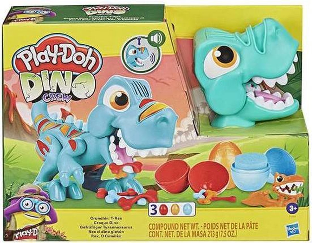 Spel Play-Doh Rex Dino Crew Hasbro Speelgoed Kinderen Spellen