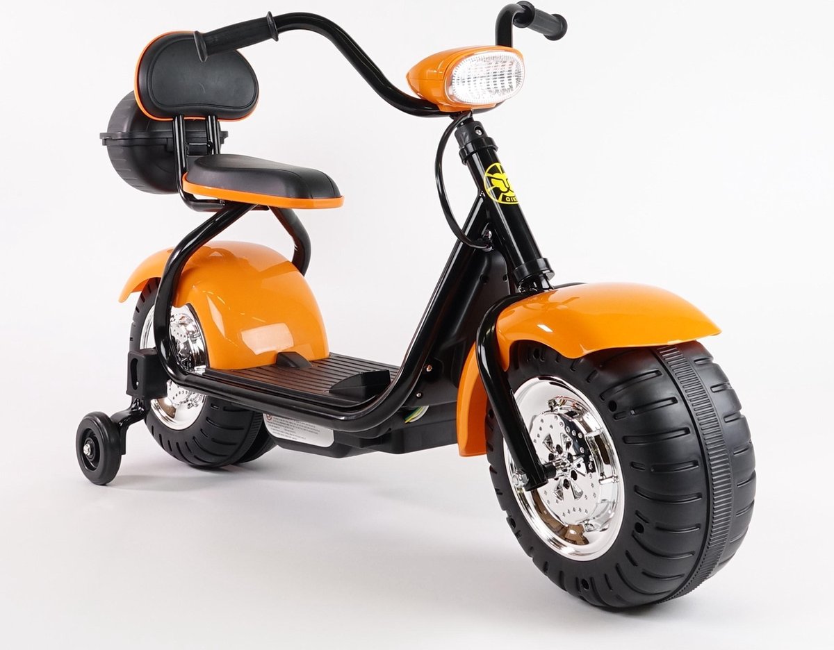 Elektrische kinderstep Oranje